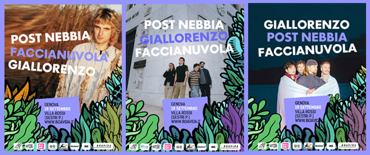 Post Nebbia, Faccianuvola, Giallorenzo a Villa Rossi