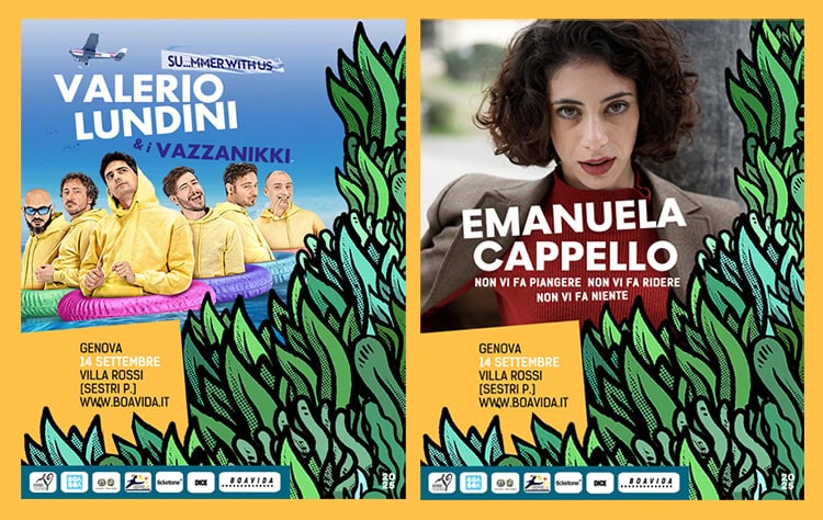 Emanuela Cappello e Valerio Lundini a Villa Rossi 14 Settembre
